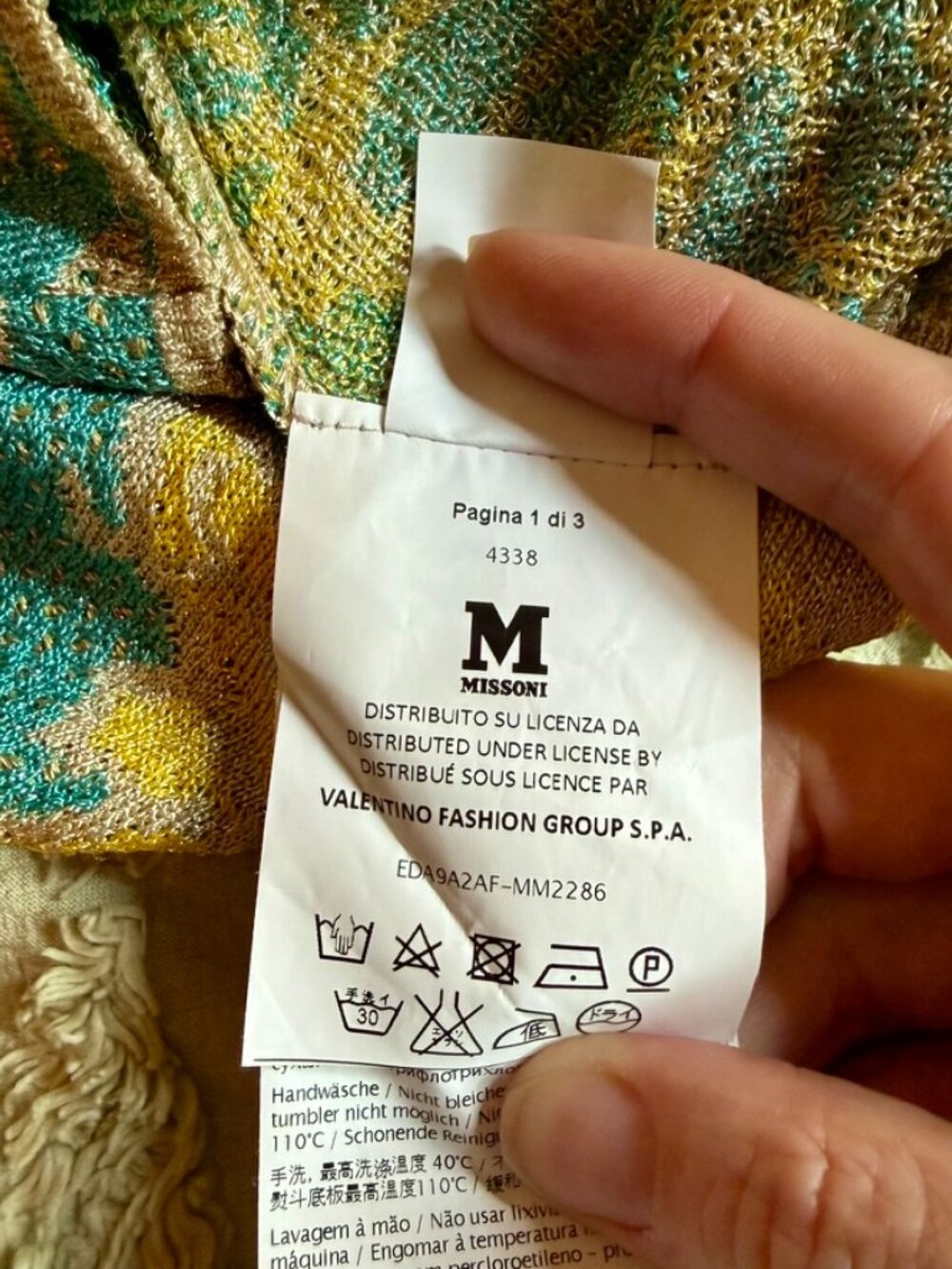Missoni Metallic Knit Floral Dress - Picture 5 of 9